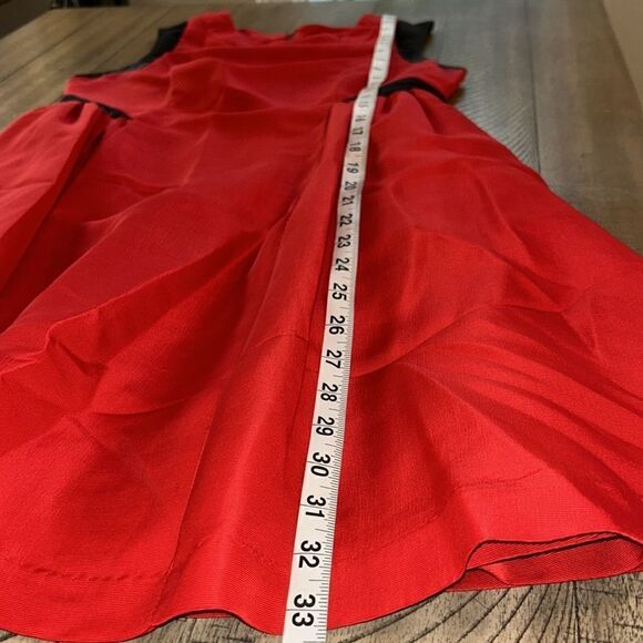 Prabal Garung Red Illusion Fit & Flare Dress Limited Edition for Target. Size 4 - Picture 14 of 17